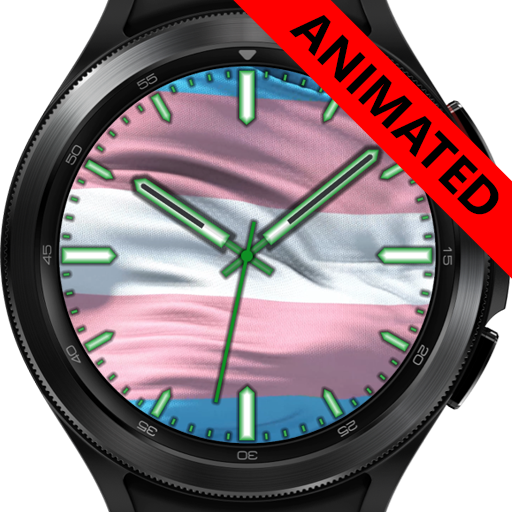 Trans Flag Watch Face