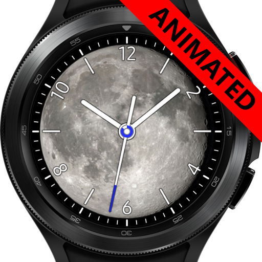 Real Moon Animated Watch Face
